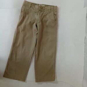 Old Navy Boys Beige Khaki Straight Adjustable Waist Casual Pants Size 5T